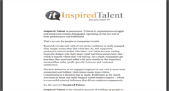 Desktop Screenshot of inspiredtalent.com